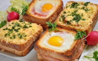 Необычные и вкусные бутерброды к завтраку