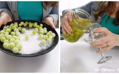 Рецепт замороженного «пьяного винограда»