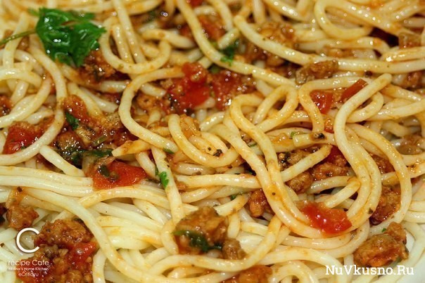 Спагетти «а-ля болоньезе