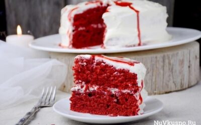 Страшно красивый торт «красный бархат