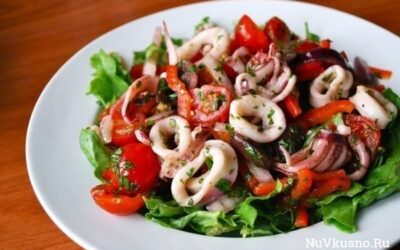 Топ-5 рецептов салатов из кальмаров
